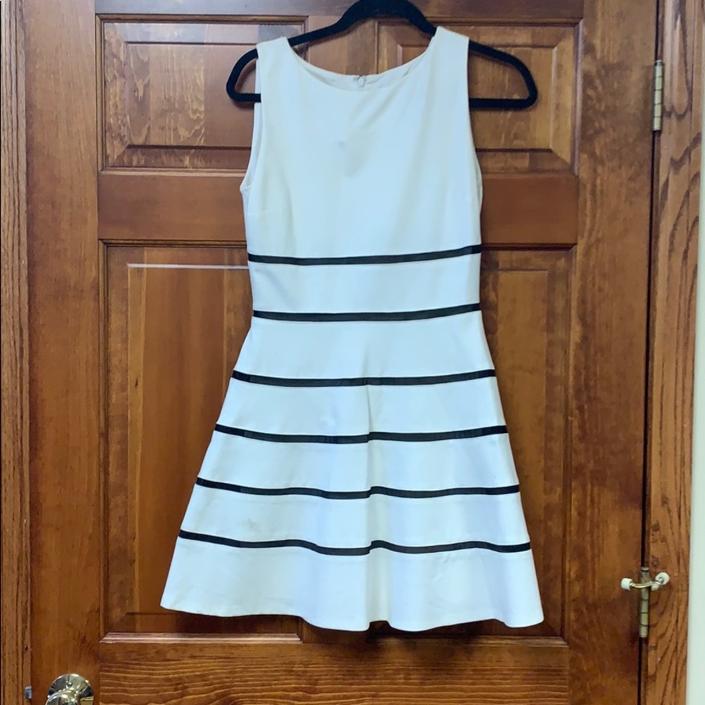 Erin Fetherston white and black striped dress
